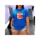 thumbnail image 2 of Playera Con Estampado De Fresh Summer Citrus – Dale Sabor y Color a tu Verano Ropa Para Mujer Color Aqua Talla Extra Grande Marca Emil SaEs, 2 of 4