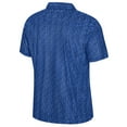 thumbnail image 3 of Men's Colosseum  Royal Pitt Panthers Football Print Polo, 3 of 3