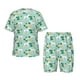 thumbnail image 1 of Balery Horse And Flower Conjunto de Pijama Infantil de Manga Corta con Estampado – Ropa de Dormir de Algodón Suave-XX-Large, 1 of 6