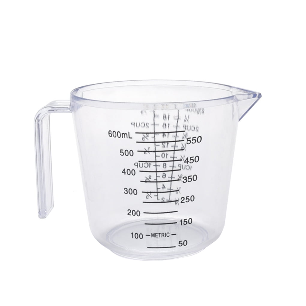 Kanayu 6 Pcs Plastic Measuring Cup Set Includes 4 Cup 2 Cup 1 Cup Measure  Cups Food Measuring Jugs Measure Cups for Liquid Oil Flour Kitchen, Clear  (3 Size) - Yahoo Shopping