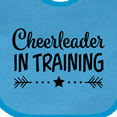 thumbnail image 4 of Inktastic Cheerleader in Training Boys or Girls Baby Bib, 4 of 4