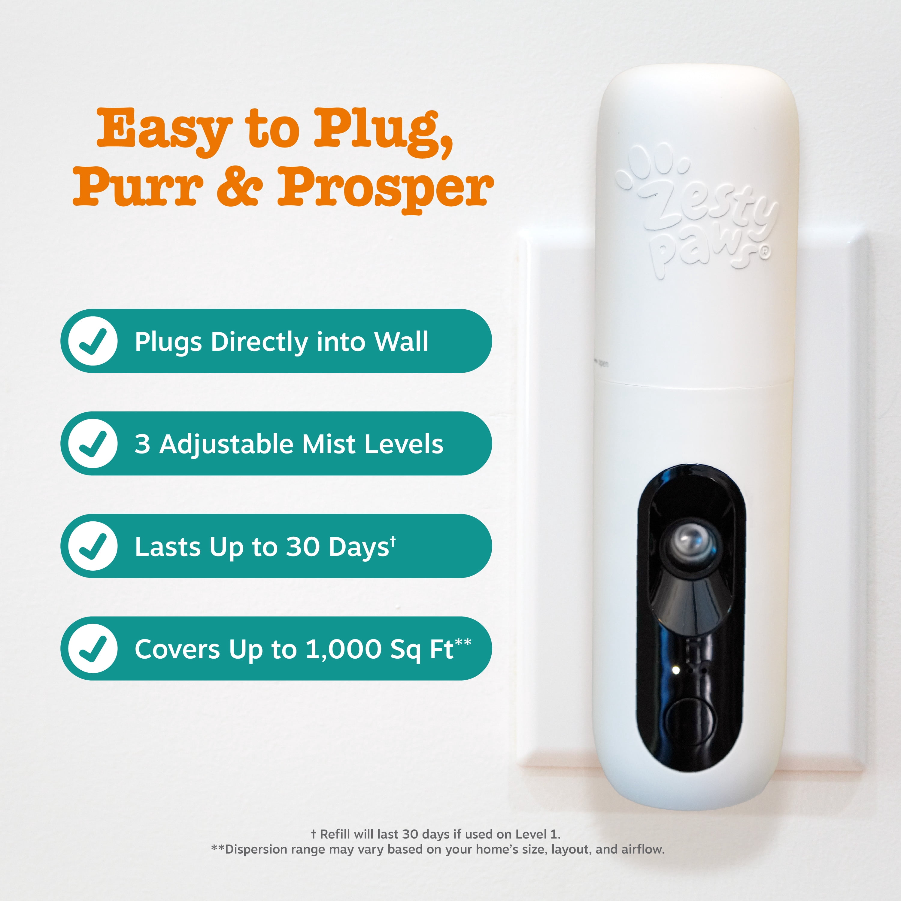 (6 pack) Zesty Paws Cat Calming Diffuser - Starter Kit