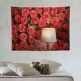 thumbnail image 4 of GOSMITH  Rose Tapestry Wall Hanging Red Flower Wall Tapestry Nature Elegant for Livingroom Bedroom Dorm Home Decor, 4 of 7