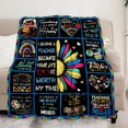 thumbnail image 4 of Teacher Appreciation Gifts, Teacher Gifts for Women, Thank You Gifts Blankets for Teachers Women Men, Back to School for Teacher, End of Year Teacher Gifts Blanket 50"X60", 4 of 6
