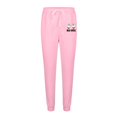 thumbnail image 4 of JURANMO 2 Piece Outfits Women's Tracksuit Sets Sweatsuit,2024 Fall Winter Women Classic Long-sleeved Round Neck Blouses Cute Cartoon Print Hooded Tops Casual Loose Drawstring Pants Suit with Pockets, 4 of 4