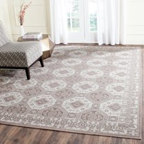 SAFAVIEH Artisan Thurstan Geometric Area Rug, Brown/Ivory, 10' x 14'