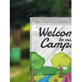 thumbnail image 2 of Printtoo White Welcome To Our Campsite Outdoor Personalized Camping Flags For Campers Double Sided CampsiteFlagOutdoor GardenFlags, 2 of 4