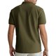 thumbnail image 3 of Camisa Elvqul para Hombre sin Estampado Manga Corta Abotonada Verde del Ejército Casuales con Solapa, 3 of 8