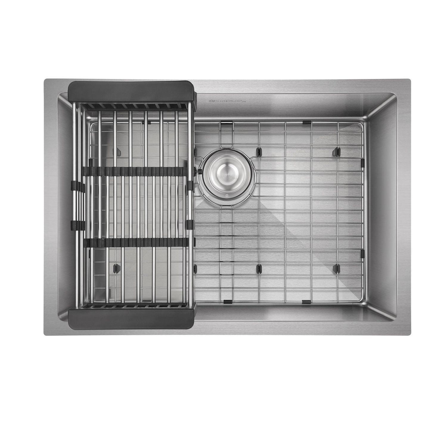 The akuaplus Single Undermount stainless steel Kitchen Sink - 26 in x 18 in