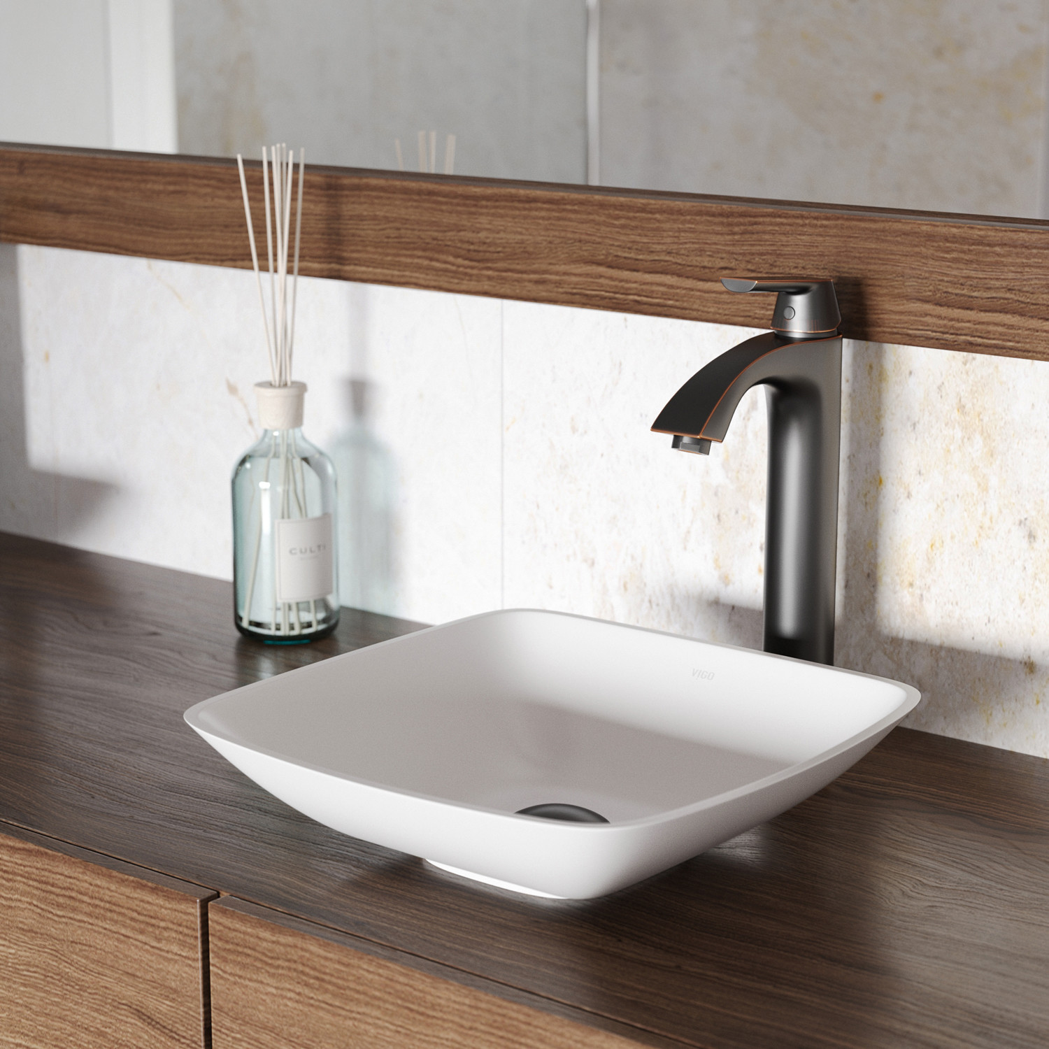 Stone Vessel Bathroom Sinks