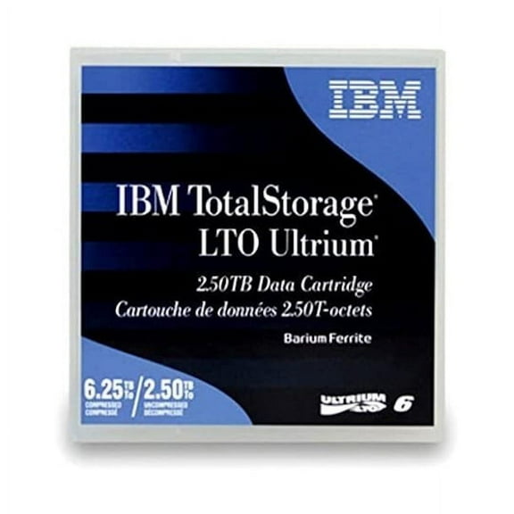IBM LTO 6 Tape Cartridge with Barium Ferrite (BaFe)