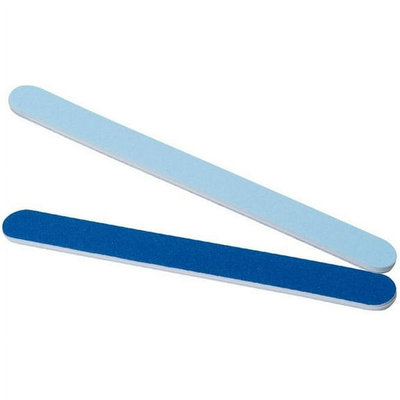 Flowery Moody Blue Board Nail File 2 Pack
