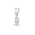 thumbnail image 2 of 18ct White Gold Jewelco London 0.35ct Diamond Fleur de Lis Cluster Drop Pendant, 2 of 5