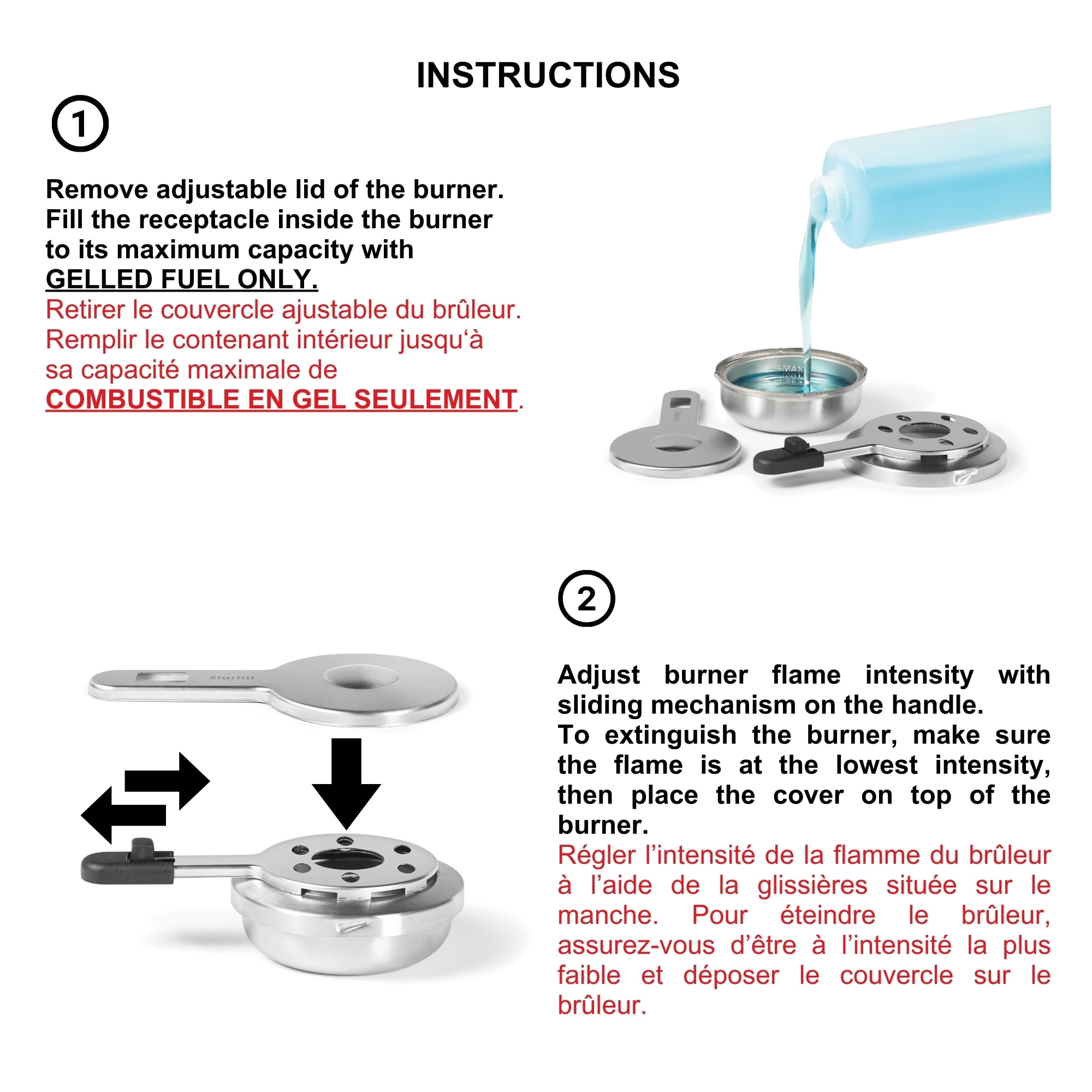 Lot De 4 Récipients à Pâte Combustible Inox - Avec Couvercle Pour Fondue, Barbecue, Camping, Hot Pot - 13