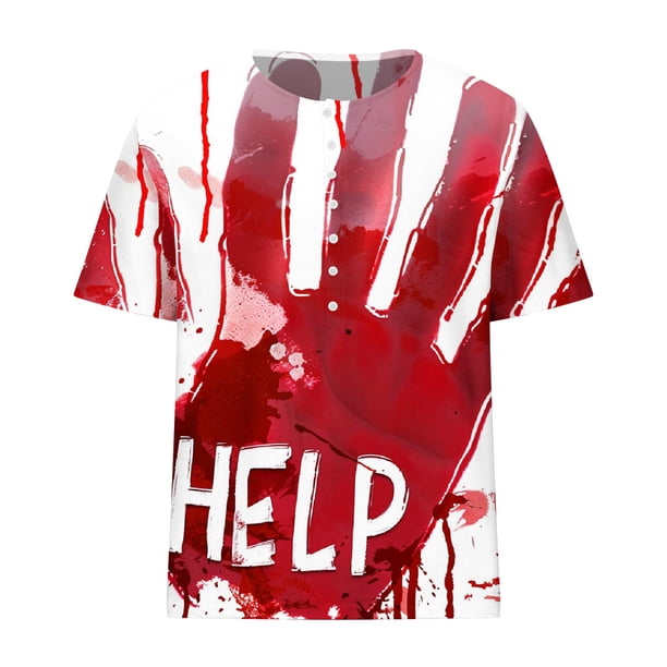 Camisetas de Manga Corta para Hombre Blusa de Manga Corta de Cuello Redondo Impresa, Top de Moda Casual para Hombres de Uso Diario Y Al Aire Libre