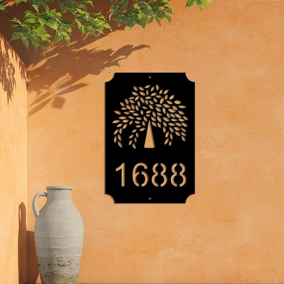 Custom Metal Signs Personalized Address Sign Custom House Number Sign Address Numbers For Houses Custom Outdoor Hanging