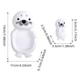 thumbnail image 2 of Universal Water Play Toys Set - Floating Seal Bath Toys for Kids Easy to Clean Stackable Rubber Figurines for Bathtub Adventures for Indoor and Outdoor Water Play, 2 of 6