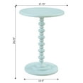 thumbnail image 4 of Convenience Concepts Palm Beach No Tools Spindle Table, Sea Foam, 4 of 5