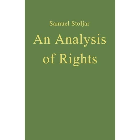 An Analysis of Rights, (Paperback)
