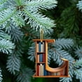thumbnail image 5 of Beautynvta 26 Letters Ornaments Christmas Tree Decorations, 3.15'' Christmas Letter Shaped Bookshelf Pendant, Acrylic Letter Bookshelf Hanging Ornaments for Xmas Tree Door Car Window Decor, 5 of 9