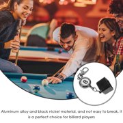 Pretyzoom Billiard Chalk Holder Pocket Metal Construction Durable Pool Table Supply
