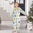 thumbnail image 6 of Vzayyk 4T-14Y Size Aviliable Cozy One-Piece Footless Sleeper Pajama Dots in Yellow and Green, 6 of 8