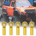 thumbnail image 4 of Neck Duster Brush For Hair Cutting Rc Car Tie Rod End 10Pcs Aluminium Alloy M4 Positive And Negative Thread Tie Push Link Rod Joint For 1 10 Model Rc Car, 4 of 8