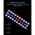 thumbnail image 4 of Clip  Aquarium Light, Fish Tank Light with White, Blue and Red LEDs, Planted Aquarium Light for Nano Tank, 2 Lighting Modes, 4 of 7