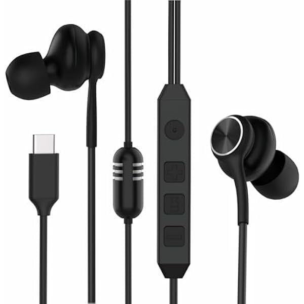wonima11 USB-C in-Ear Wired Headphones,Earbuds,3-Year Warranty, with high-Fidelity Sound Card, 5-Mode Audio, Low-Latency Gaming, KTV Vocal Enhancement, for iPhone 15/16/17, for Samsung S25/S24/S23/S22
