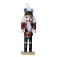 thumbnail image 4 of GUOOL 25cm Nutcracker Soldier Figurine Multipurpose Decor Collectible Crafts Christmas, 4 of 9