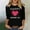 Black, variant on Guzom Womens Gray Valentine's Day Casual Tee, Crew Neck Three-Quarter Sleeves Stretchy Top with Heart Print,Size 3XL