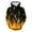 Gold, variant on Baggy Hoodies for Women and Men 3D Printed Casual Trendy Pullover Hooded Sweatshirt with Pocket Long Sleeve Tops (3XL, Hot Pink 04)
