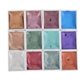 thumbnail image 4 of Juego de 12 pigmentos de acuarela sólidos de color perlado, pinturas portátiles, suministros de arte, 12 colores de color perlado, 4 of 12