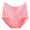 Pink, variant on KHONTS Women's High Waisted Underwear Lace Seamless Panties Breathable Soft Stretch Full Coverage Red XL