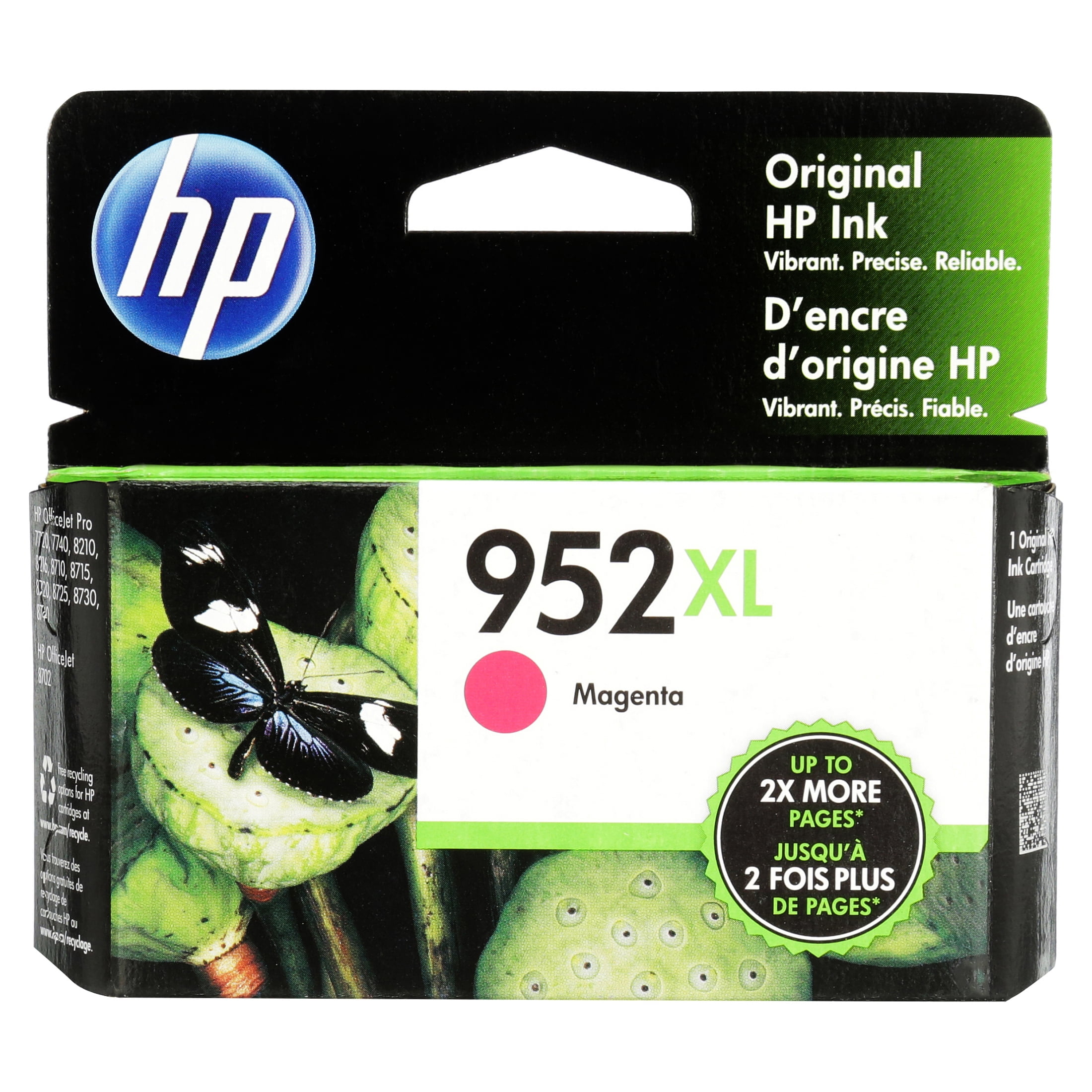 LD Compatible Replacement for HP 952 / 952XL / L0S64AN HY Magenta Ink  Cartridge for OfficeJet 7740, 8702, 8715 & OfficeJet Pro 7740, 8210, 8216,  8717, 8718, 8726, 8736, 8740, 8743, 8744, 8745 