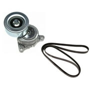 Belt Tensioner & Engine Belt Fits For 2008-2009 Subaru Legacy H6 3.0L