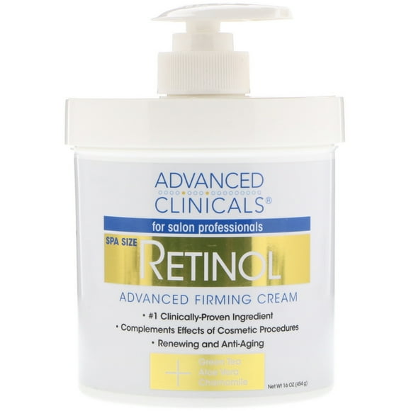 Advanced Clinicals, Retinol, Advanced Firming Cream, 16 oz (454 g)