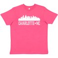 thumbnail image 3 of Inktastic Charlotte North Carolina Skyline NC City Youth T-Shirt, 3 of 5
