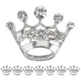 thumbnail image 1 of Here's a refined and professional product description for your **8pcs Crown Brooch Pins**:\n\n \n\n### **8pcs Crown Brooch Pins for Women – Elegant Zinc, 1 of 5