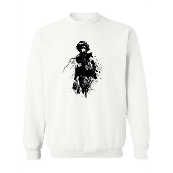 A Fashion Woman Portrait Sweatshirt Women -Image by Shutterstock, Female XX-Large