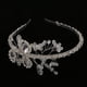 thumbnail image 2 of Diadema nupcial de la boda Yinane Flor Rhinestone, 2 of 8