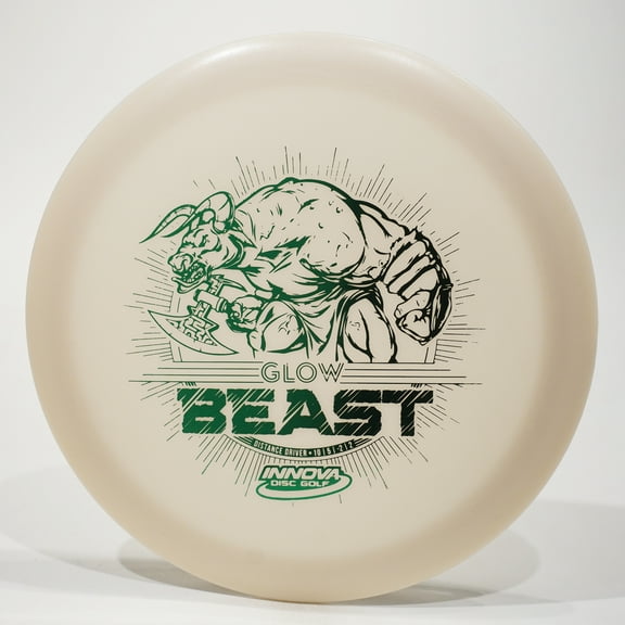 Innova Glow DX Beast Disc Golf Distance Driver, Pick Color/Weight [Stamp & Exact Color May Vary] White 170-172 grams