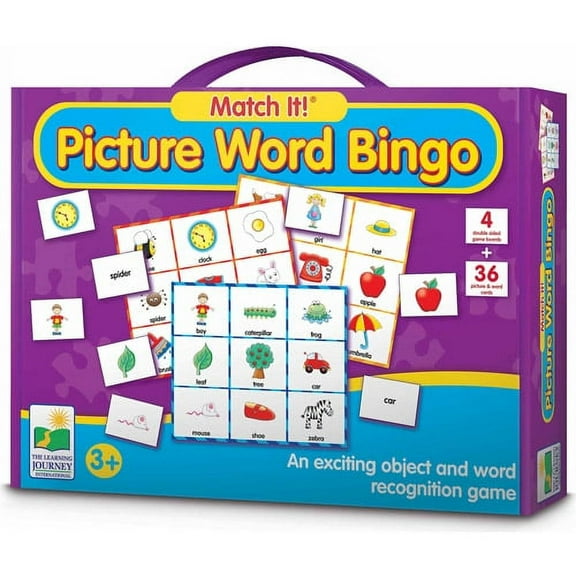 Match It! Bingo Picture Word Board Game, by The Learning Journey