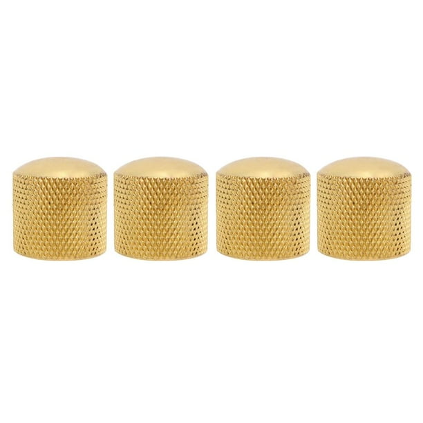Perillas de control de volumen de tono Sunnimix 4 Pcs Dorado