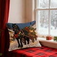 thumbnail image 2 of chaungfeng Christmas Decorations, Print Christmas Pillow Covers 18" x 18", with 8 Cute Patterns, Throw Pillow Covers for Home Christmas Decor, Soft Linen Material, 2 of 6