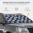 thumbnail image 4 of Sikiie Pig 1 Print Foldable Car Windshield Sun Visor, Car Window Sunshade Suitable for Sedan, SUV and Truck Car Accessories-Small, 4 of 6