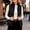 Black, variant on Women's Quilted Vest Stand Collar Sleeveless Packable Puffer Gilet Lightweight Solid Color Warm Vest for Outerwear Travel Essentials