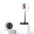 thumbnail image 4 of Led Ringlight with Phone Holder,10 in Ring Light with Stand, Foldable, Stretchable Portable Selfie Desk Fill-Light, Circle Lights for Selfie/Live Stream/Makeup, 4 of 9