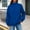 A1-Blue, variant on Mock Neck Sweatshirt Women Mockneck Cozy Tunic Turtleneck Sweatshirt Sweatshirts Tunic Lightweight Pullover Fleece Pullover Drop Shoulder Hoodies Tops Fall Fashion Clothes Warm Plain Tops Wine XXL