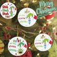 thumbnail image 4 of Adornos navideños 2021, decoración navideña 2021, regalos de cuarentena, adornos navideños 2021, decoración del árbol de Navidad, regalos para Navidad - Funny H, 4 of 4